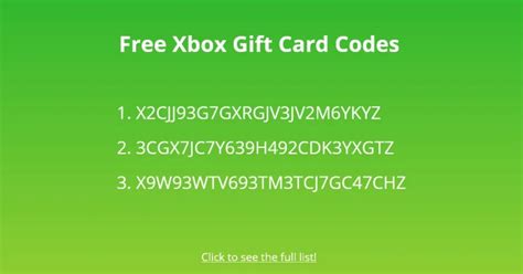 free xbox gift card codes 2024|45+ Free Xbox Gift Card Codes .